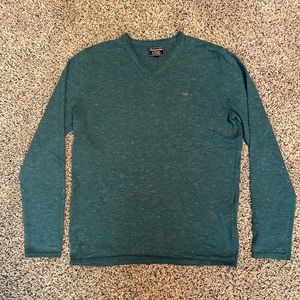 Men’s Abercrombie & Fitch Lightweight V-Neck Teal Sweater- Size Medium!